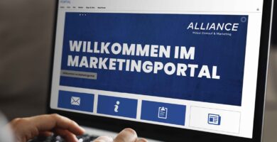 Bannerbild Startseite des Marketingportals des Alliance-Verbands