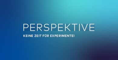 Alliance Möbel Marketing zeigt ein Beitragsbild zum Blog "Perspektive" mit dem Text "Perspektive - Keine Zeit für Experimente!" darauf