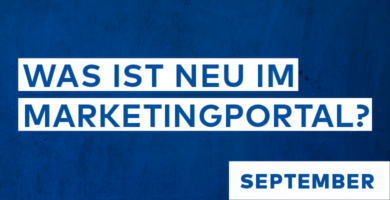 Alliance Marketingportal Neuheiten im September Blogbeitrag