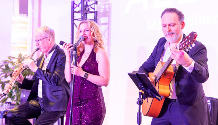 Die Liveband der Abendveranstaltung der Ordermesse 2025